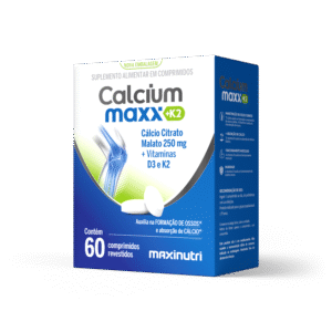 Cálcium Maxx K2 250mg com Vitamina D3 e K2 60 comprimidos