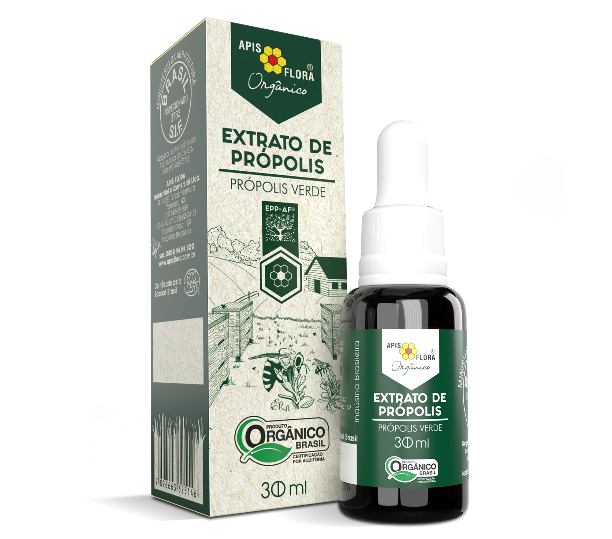 Extrato de Própolis Verde Orgânico 30ML