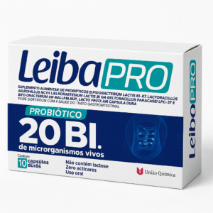 Probiótico Leiba Pro 20Bi com 10 Cápsulas