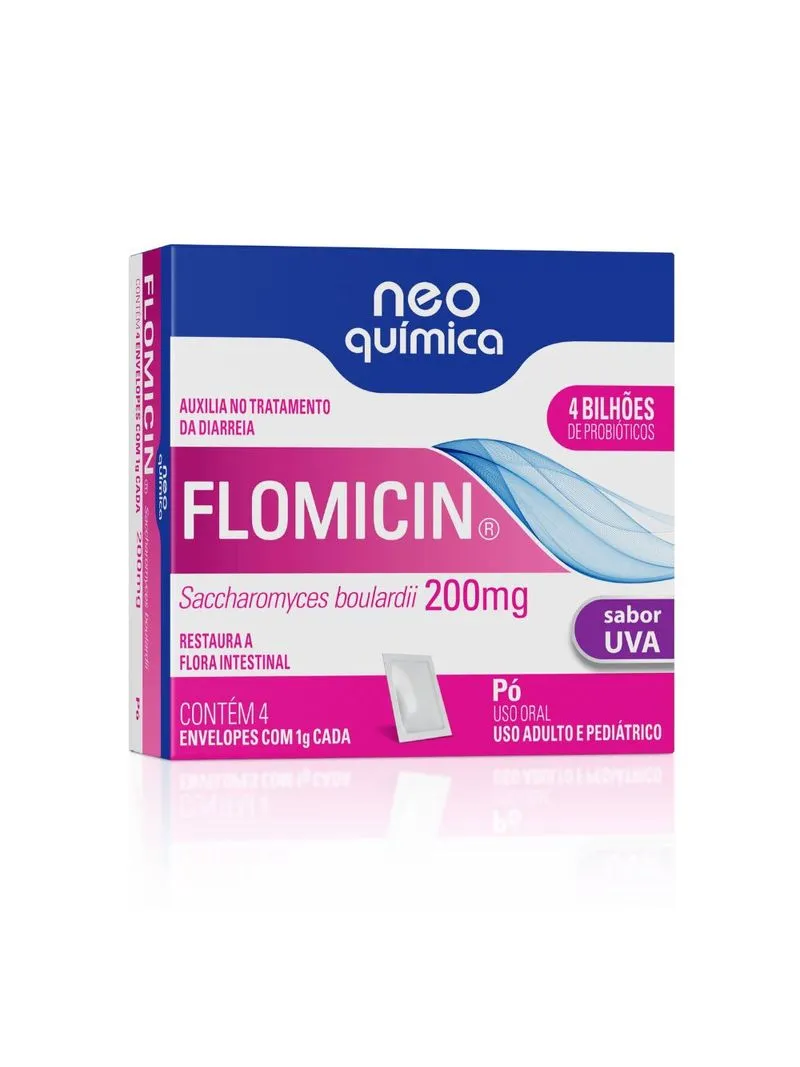 Flomicin 200mg Neo Química 6 Cápsulas