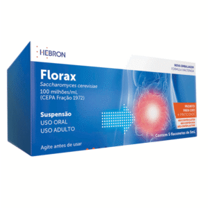 Florax SM Pediátrico 50 milhões/ml Sabor Uva Suspensão Oral 5 Flaconetes 5ml