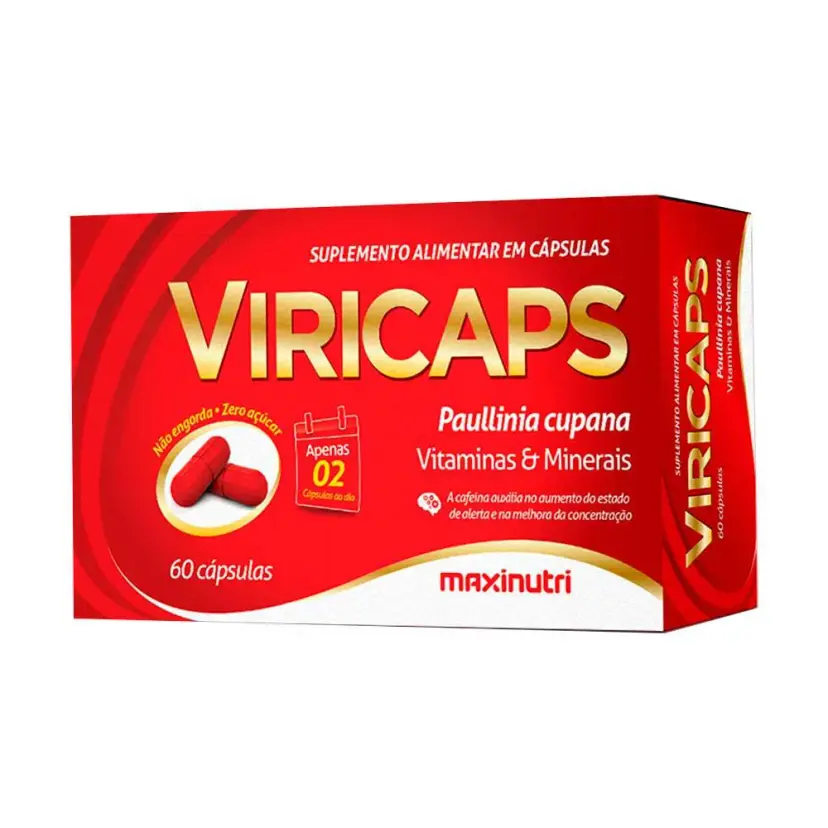Viricaps Polivitamínico 100% Idr 60 Cápsulas Maxinutri