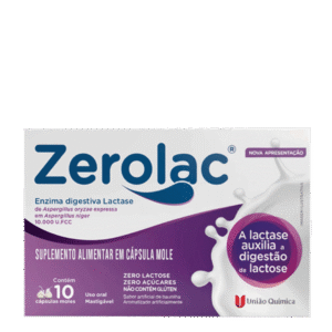 Zerolac 10.000 FCC 10 Cápsulas Moles Mastigáveis
