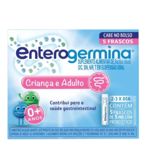 Enterogermina Cabe no Bolso 5 Frascos de 5ml Cada