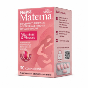 Nestlé Materna Vitaminas & Minerais 30 Comprimidos