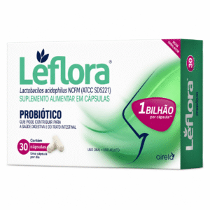 Leflora 20bi 10 Cápsulas Flora Intestinal Sem Sabor