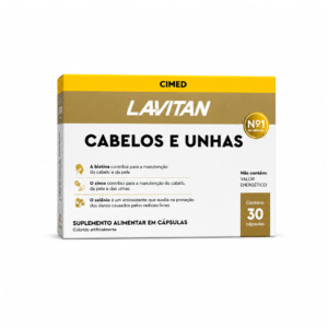 Lavitan Cabelos e Unhas Cápsulas Cimed