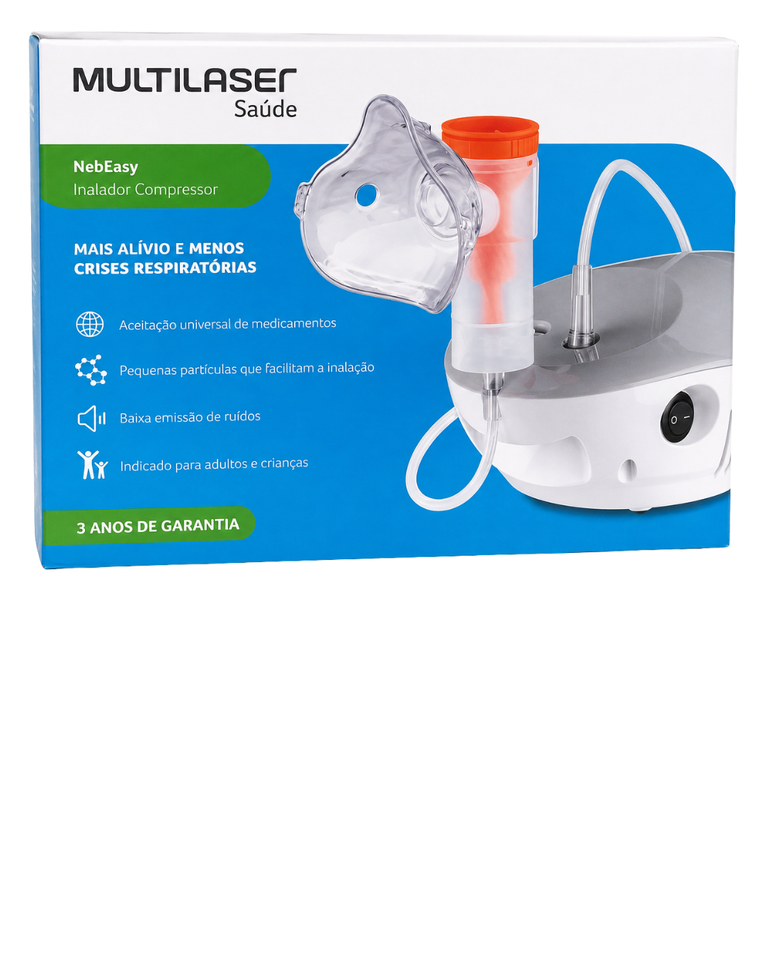 Inalador Compressor Nebeasy Hc267 Multilaser Bivolt