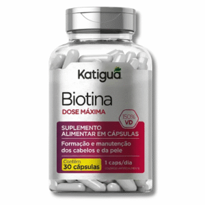 Biotina Dose Máxima 45mcg 30 Cápsulas Katiguá