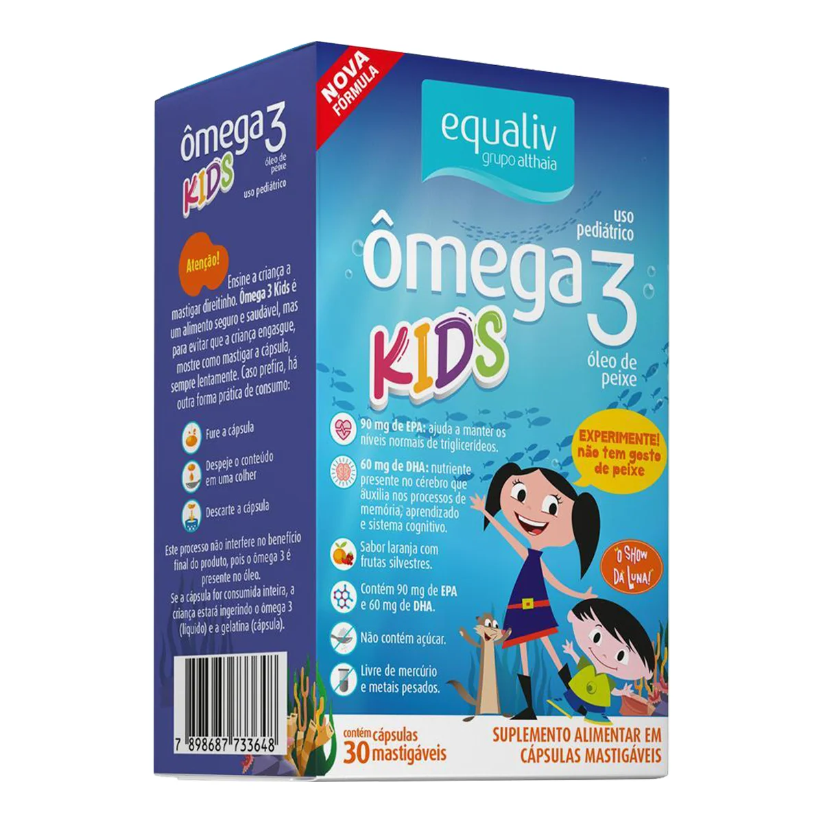 Ômega 3 Kids Equaliv 30 Cápsulas