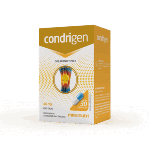 Condrigen Maxinutri 30 cápsulas colágeno tipo 2 para articulações