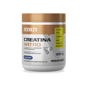 Creatina Artro MXN 300g Maxinutri com colágeno tipo II, ácido hialurônico e MSM para articulações