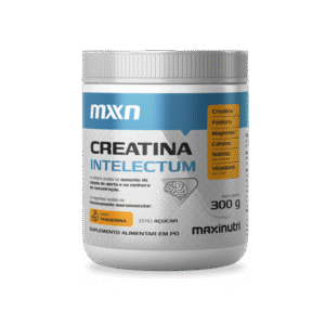 Creatina Intelectum MXN 300g Maxinutri suplemento com cafeína, magnésio e vitaminas B6 e B12 para energia e concentração