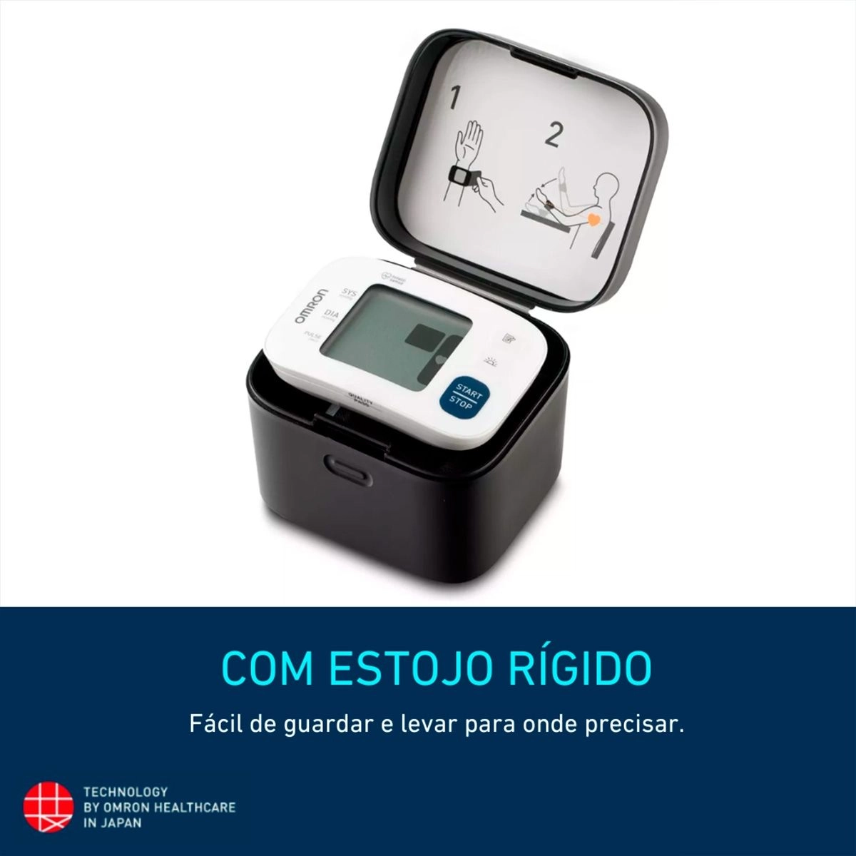 Monitor De Pressão Arterial De Pulso HEM-6181 Omron - Imagem 2