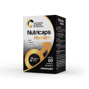 Nutricaps Homem polivitamínico com zinco magnésio e vitaminas 60 cápsulas