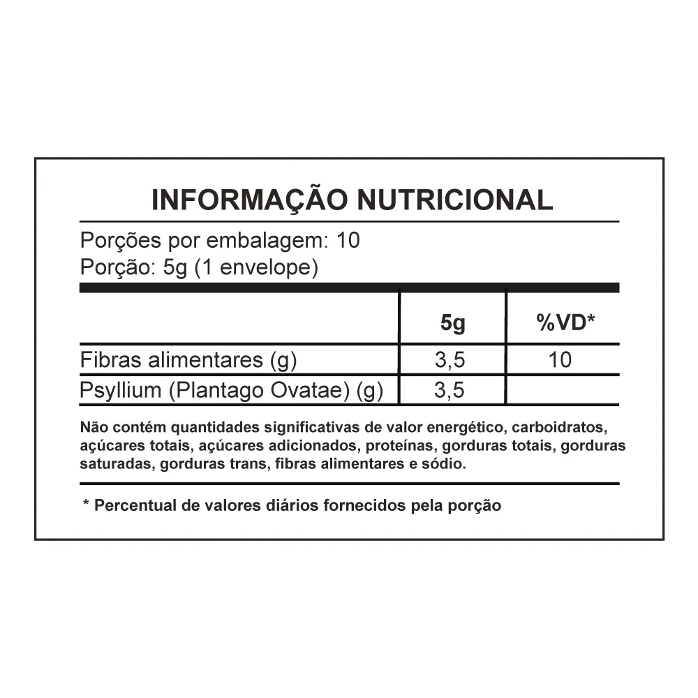 Psylax - Plantago Ovata 10 envelopes 5g - Imagem 2