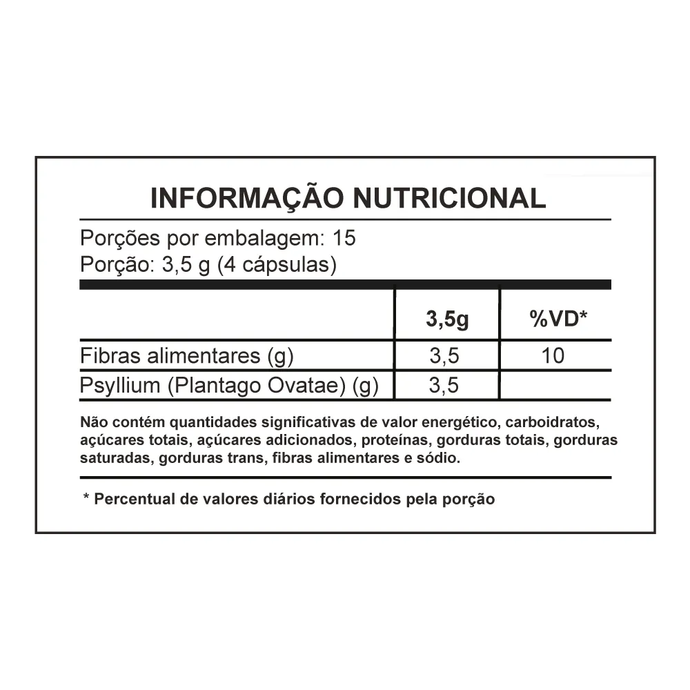 Psylax - Plantago Ovata 60caps - Imagem 2