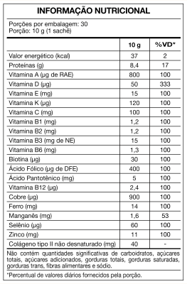 Condrigen Artro Colágeno Tipo I e II Sachê 30x10g Frutas Amarelas Maxinutri - Imagem 2