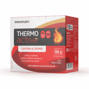 Thermo Active sachê termogênico frutas cítricas 30 unidades maxinutri