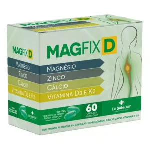 Magfix D (Mg, Zn, Ca, Vit D3 E K2) 60 Capsulas