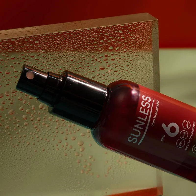 Óleo Bronzeador Spray Urucum Sunless Fps6 120ml - Imagem 3