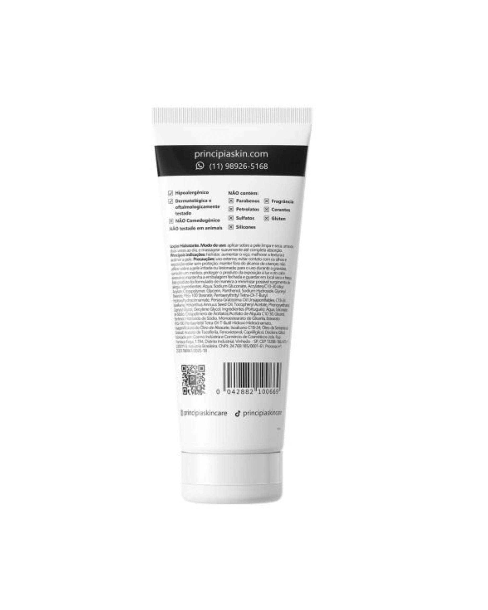 Loção Calmante Hidratante Pantenol + Glicerina Principia LH-02 200ml - Imagem 2
