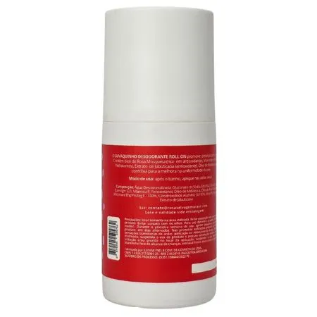 Desodorantes roll-on Rosa Selvagem Suvaquinho Vegano 48h 85ml - Imagem 2