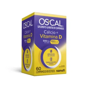 Cálcio 500mg + Vitamina D 400UI Os-Cal D 60 comprimidos