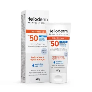 Protetor Solar Helioderm 3 Em 1 Fps50 50g
