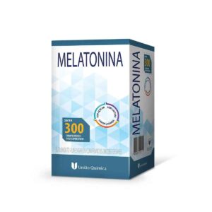 Melatonina União Química 300 comprimidos orodispersíveis sabor laranja sono