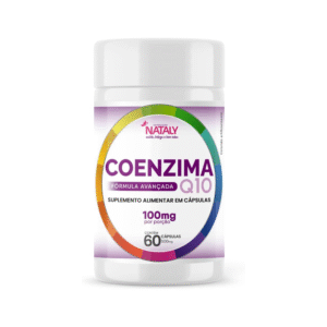 Coenzima Q10 100mg 60 cápsulas Nataly suplemento alimentar em cápsulas