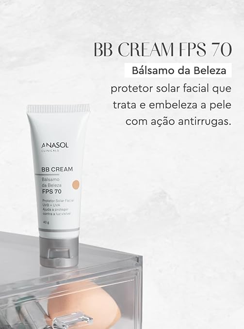 Anasol Clinicals BB Cream Facial FPS 70-40 g - Imagem 2