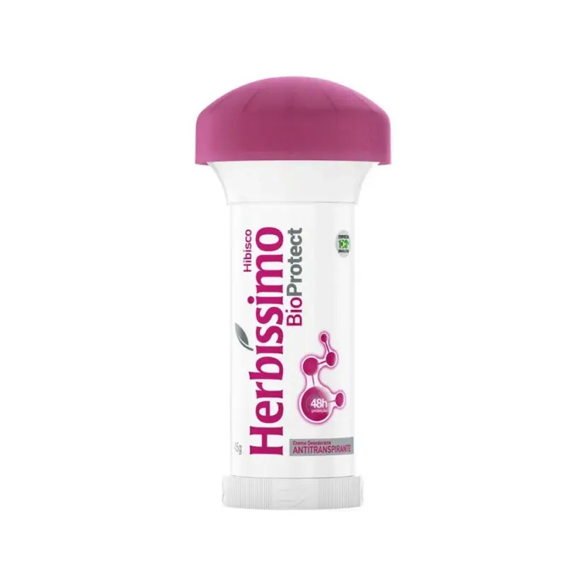 Desodorante em creme Herbíssimo Twist Bioprotect 48h 45g