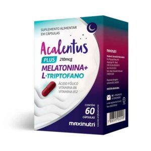 Acalentus Plus melatonina l triptofano Maxinutri 60 cápsulas sono