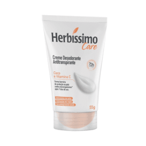 Desodorante em Creme Herbíssimo Care Coco e Vitamina C 72h 55g