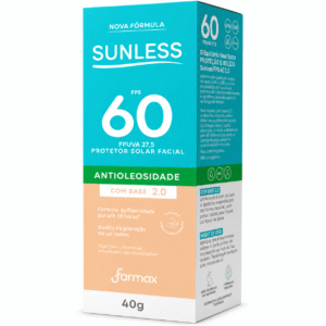Protetor Solar Facial Antioleosidade Fps 60 Com Base 2.0