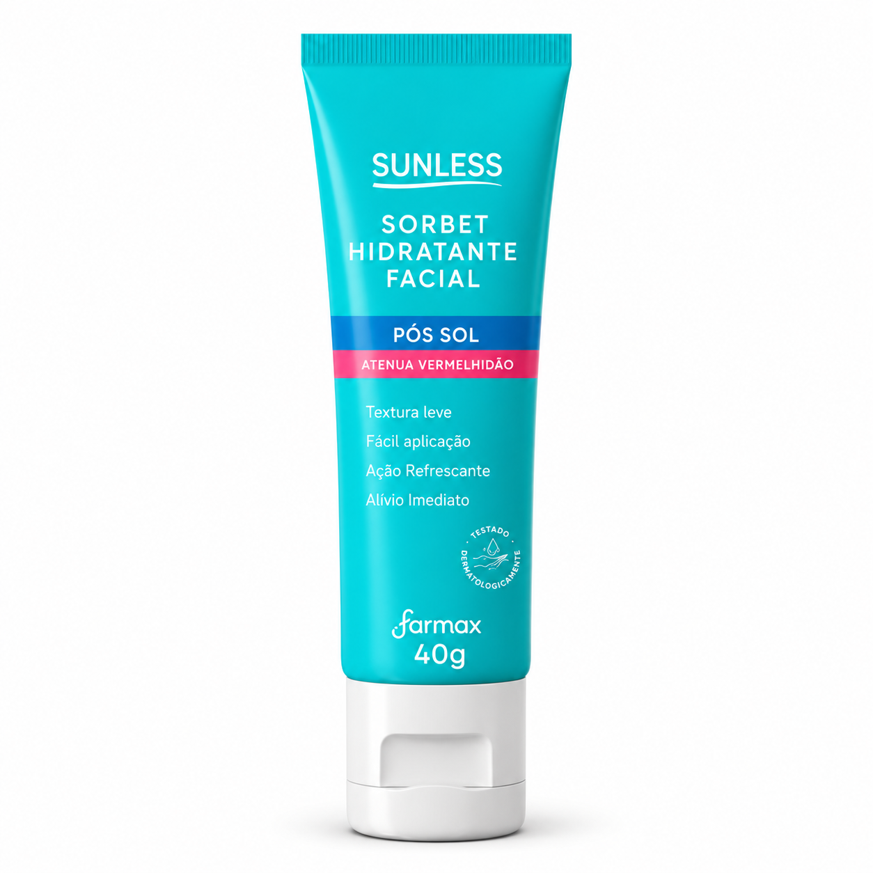 Sorbet Hidratante Facial Pós Sol Refrescante Sunless 40g