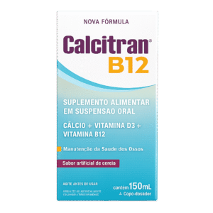 Calcitran B12 150mL – Cálcio + Vitamina D3 + Vitamina B12