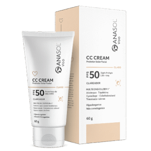 Anasol Cc Cream Base Cor Clara Protetor Solar Uniforme Fps50