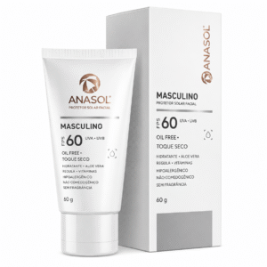 Protetor solar facial Anasol Masculino Fps 60 60g