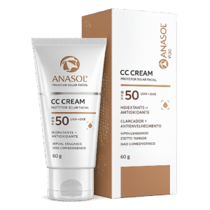 Anasol Viso CC Cream Facial FPS 50 Médio - 60 g