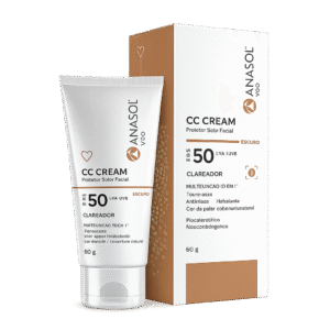 Anasol Viso CC Cream Facial FPS 50 - Escuro - 60 g