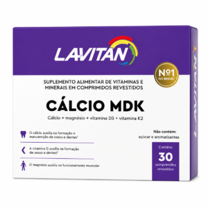 Lavitan Cálcio MDK com 30 Comprimidos