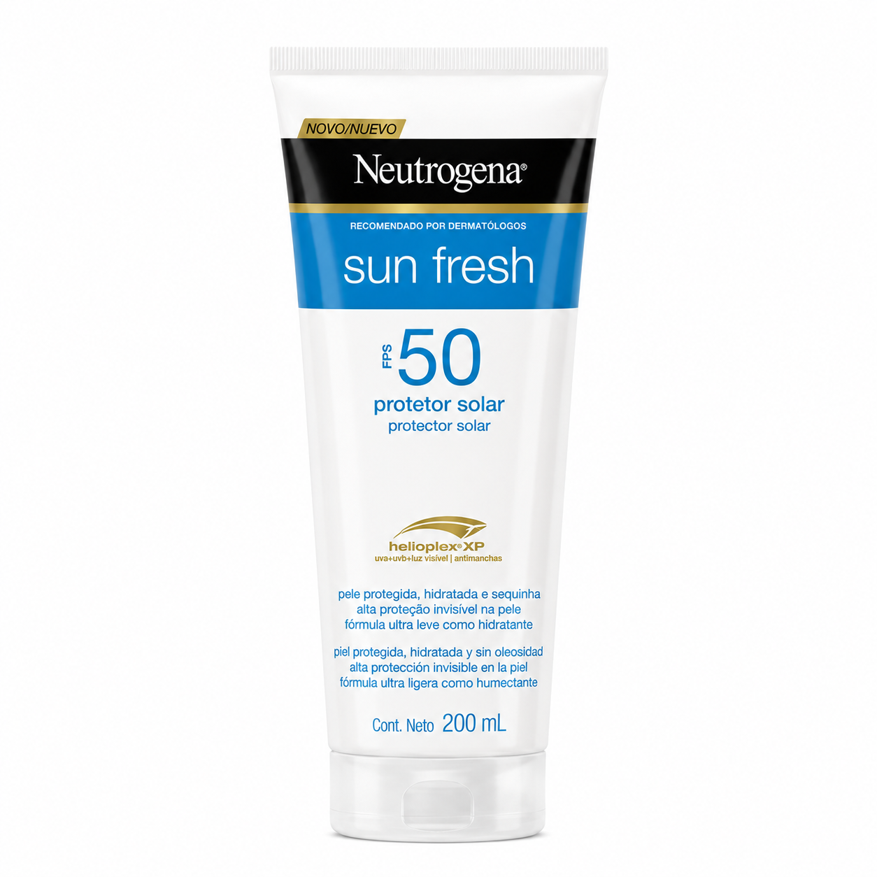 Neutrogena Sun Fresh Protetor Solar Corporal, FPS 50, 200ml
