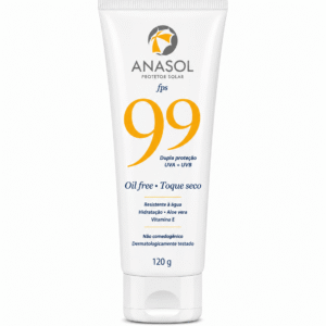 Protetor solar corporal Anasol resistente à água Fps 99 120g