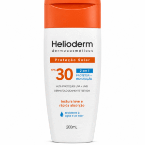 Protetor solar helioderm  3 em 1 fps 30 200ml