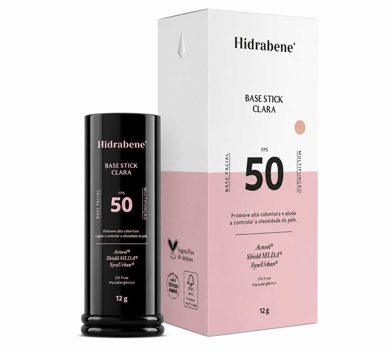 Hidrabene Base Stick Clara - 12 g