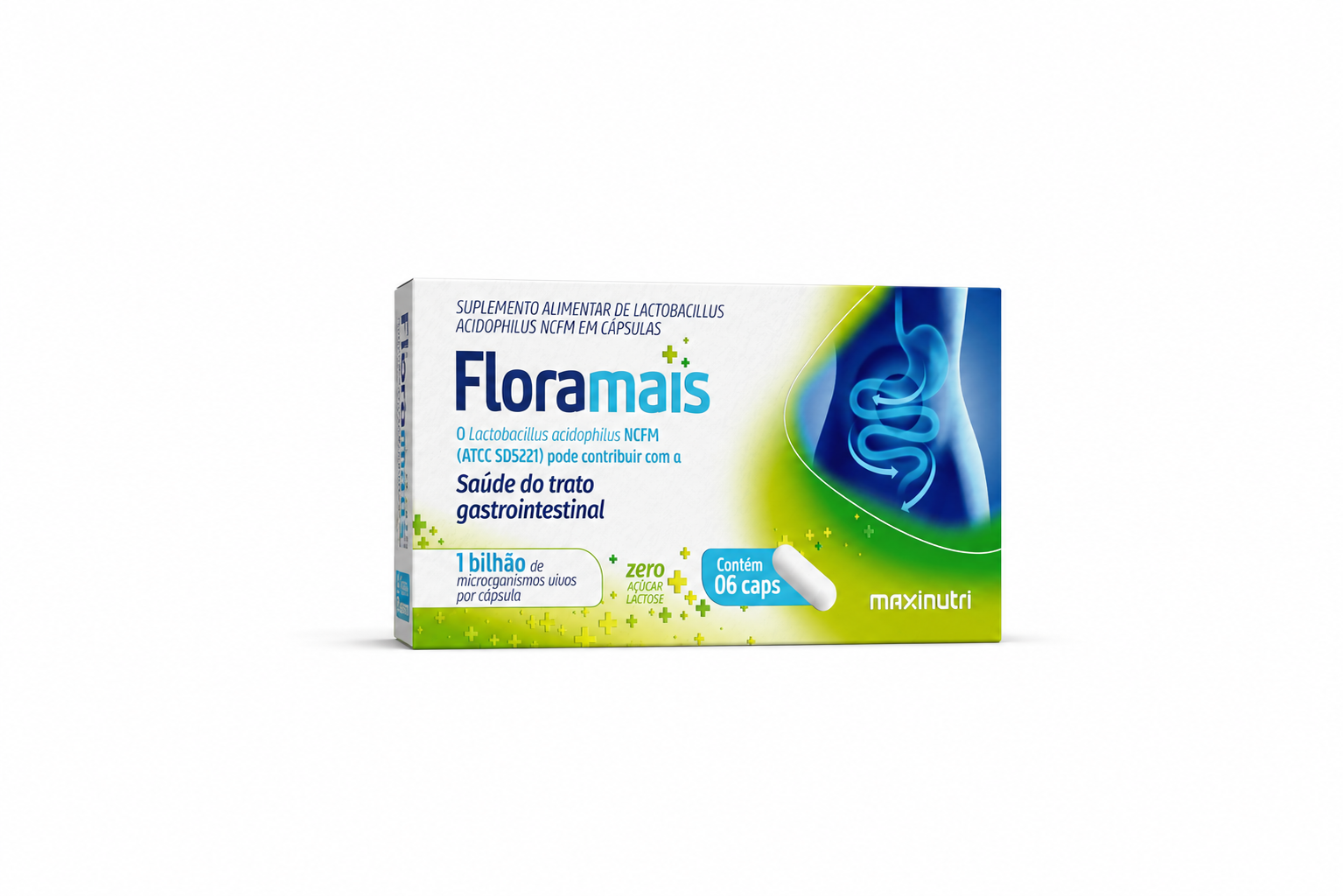 Probiótico Floramais Maxinutri 6 Cápsulas