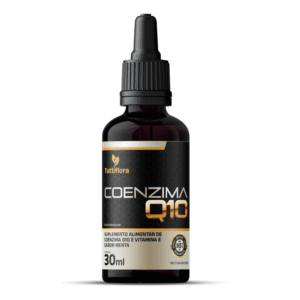 coenzima q10 vitamina e gotas tuttiflora 30ml sabor menta