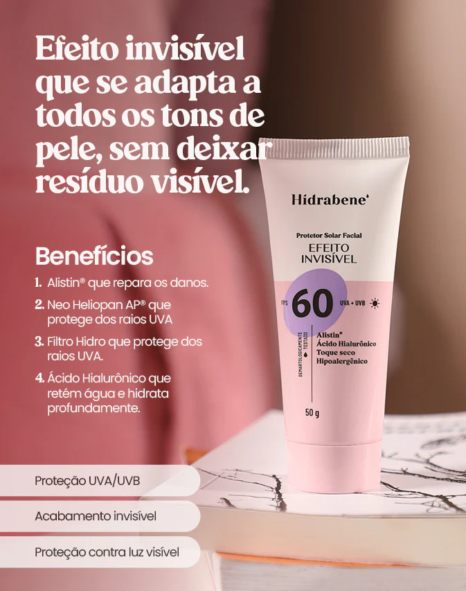 PROTETOR SOLAR INVISÍVEL FPS 60 - Imagem 2